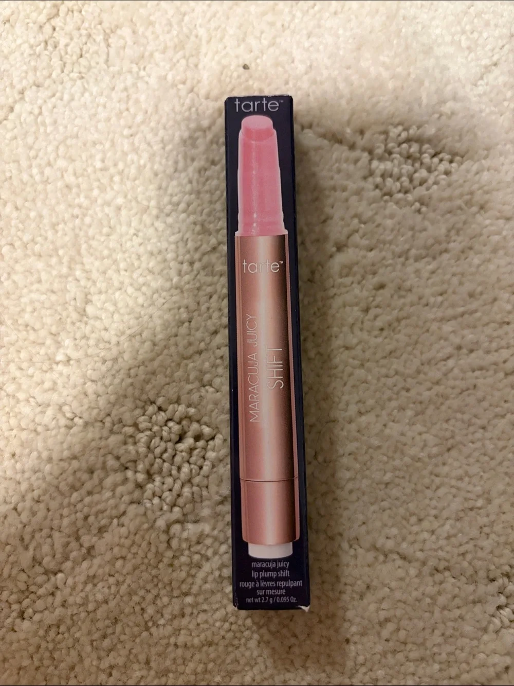 tarte Maracuja Juicy ShifT Lip Plump - Light Pink glitter shade CEO
